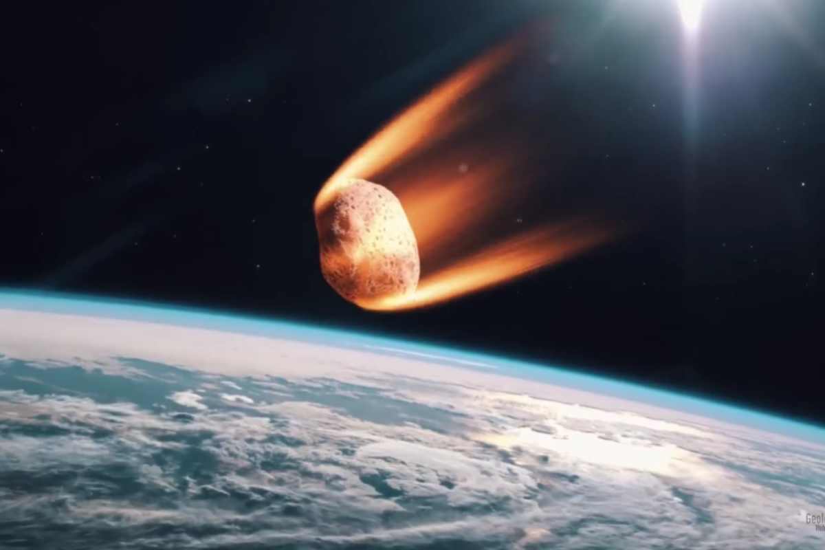 meteorite diretto verso la terra