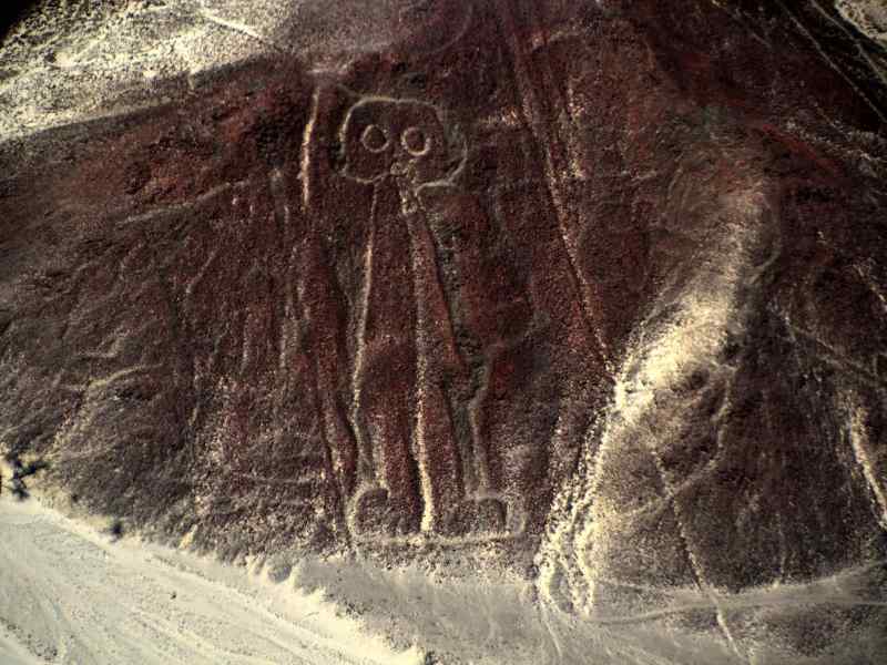 il disegno dell'astronauta in perù